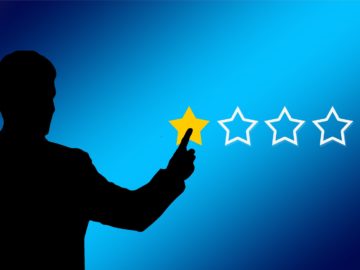Negativbewertung mit nur einem von fünf Sternen (Illustration: Pixabay.com/Public Domain)